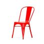 Xavier Pauchard Tolix terrace chair no armrests glossy red