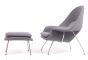 furnfurn Lounge stoel met Hocker | Eero Saarinen replica Womb