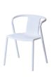 furnfurn taras krzesło | stackable Talent 4 biały