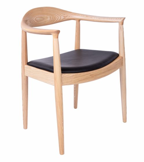 furnfurn dining chair Leather | Wegner replica kennedy chair